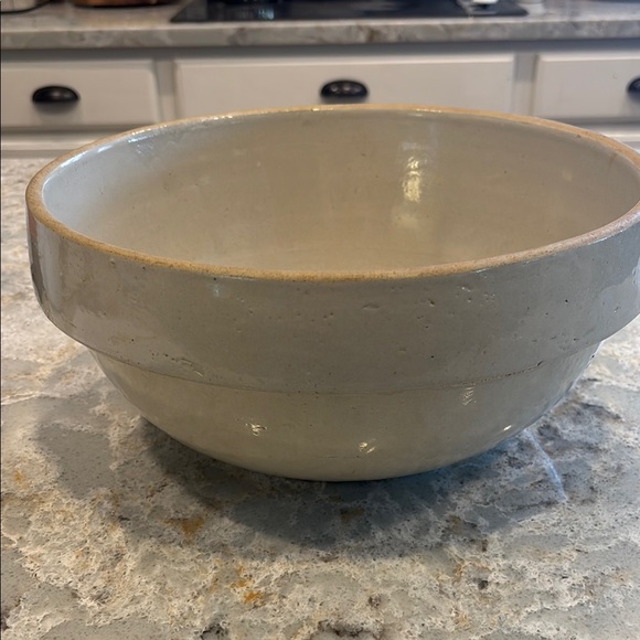 Vintage Red Wing Inspired Large Stoneware Bread Dough Mixing Bowl 12” - Picture 4 of 8